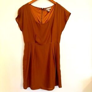 Love 21 Forever 21 Burnt Orange Dress Size Large